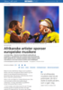 Afrikanske artister sponser europeiske musikere