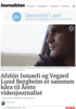 Afshin Ismaeli og Vegard Lund Bergheim er sammen kåra til Årets videojournalist