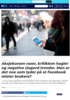 Aksjekursen raser, kritikken hagler og negative slagord trender. Men er det noe som tyder på at Facebook mister brukere?