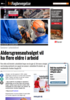 Aldersgrenseutvalget vil ha flere eldre i arbeid