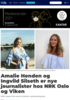 Amalie Henden og Ingvild Silseth er nye journalister hos NRK Oslo og Viken