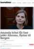 Amanda Schei får fast jobb i Khrono, flytter til Bergen