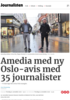 Amedia med ny Oslo-avis med 35 journalister