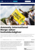 Amnesty International Norge søker innholdsrådgiver
