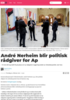 André Nerheim blir politisk rådgiver for Ap