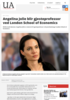 Angelina Jolie blir gjesteprofessor ved London School of Economics