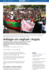 Anklager om valgfusk i Angola
