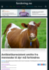 Antibiotikaresistent smitte fra menneske til dyr må forhindres