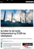 Ap frykter for det norske karboneventyret og 22.000 nye arbeidsplasser