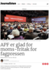 APF er glad for moms-fritak for fagpressen