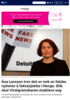 Åsa Larsson tror det er nok av falske nyheter å faktasjekke i Norge. Slik skal Viralgranskaren etablere seg