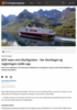 AUF raser over Hurtigruten - ber Stortinget og regjeringen rydde opp
