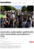 Australia undersøker politivold mot australske journalister i USA