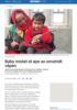 Baby mistet et øye av omstridt våpen