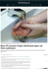 Bare 57 prosent fulgte håndvaskregler på Oslo-sykehjem
