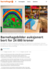 Barnehagebilder auksjonert bort for 24 000 kroner