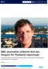 BBC-journalist risikerer fem års fengsel for Thailand-reportasje