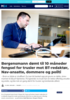 Bergensmann dømt til 10 måneder fengsel for trusler mot BT-redaktør, Nav-ansatte, dommere og politi