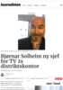 Bjørnar Solheim ny sjef for TV 2s distriktskontor