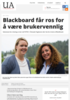 Blackboard får ros for å være brukervennlig