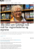 -Ble ikke satt tydelige nok mål for regionlederne og styrene