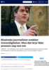 Blodrøde journalister svekker troverdigheten. Men det bryr ikke pressen seg noe om