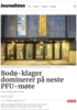Bodø-klager dominerer på neste PFU-møte