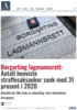 Borgarting lagmannsrett: Antall henviste straffesaksanker sank med 31 prosent i 2020