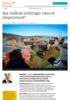 Bør radikale endringer være et eksperiment?