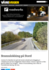 Brannslokking på Stord