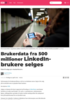 Brukerdata fra 500 millioner LinkedIn-brukere selges