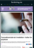 Cannabismisbruk tredobler risiko for psykose