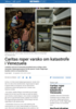 Caritas roper varsko om katastrofe i Venezuela