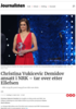 Christina Vukicevic Demidov ansatt i NRK - tar over etter Ellefsen