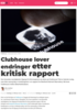Clubhouse lover endringer etter kritisk rapport