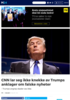 CNN lar seg ikke knekke av Trumps anklager om falske nyheter