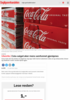 Cola-salget øker mens samfunnet gjenåpnes