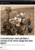 Curiosity har vært på Mars i nesten ni år. Hvor langt har den kjørt?