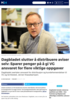 Dagbladet slutter å distribuere aviser selv: Sparer penger på å gi VG ansvaret for flere viktige oppgaver