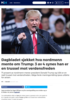 Dagbladet sjekket hva nordmenn mente om Trump: 3 av 4 synes han er en trussel mot verdensfreden