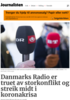 Danmarks Radio er truet av storkonflikt og streik midt i koronakrisa
