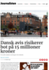 Dansk avis risikerer bot på 15 millioner kroner