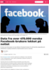 Data fra over 475.000 norske Facebook-brukere lekket på nettet