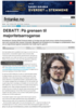 DEBATT: På grensen til majoritetsarroganse