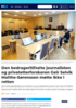Den bedrageritiltalte journalisten og privatetterforskeren Geir Selvik Malthe-Sørenssen møtte ikke i retten