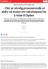 - Det er utrolig provoserende at eldre nå maser om vaksinepass for å reise til Syden