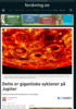 Dette er gigantiske sykloner på Jupiter