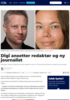 Digi ansetter redaktør og ny journalist