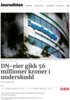 DN-eier gikk 56 millioner kroner i underskudd