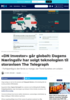 «DN Investor» går globalt: Dagens Næringsliv har solgt teknologien til storavisen The Telegraph